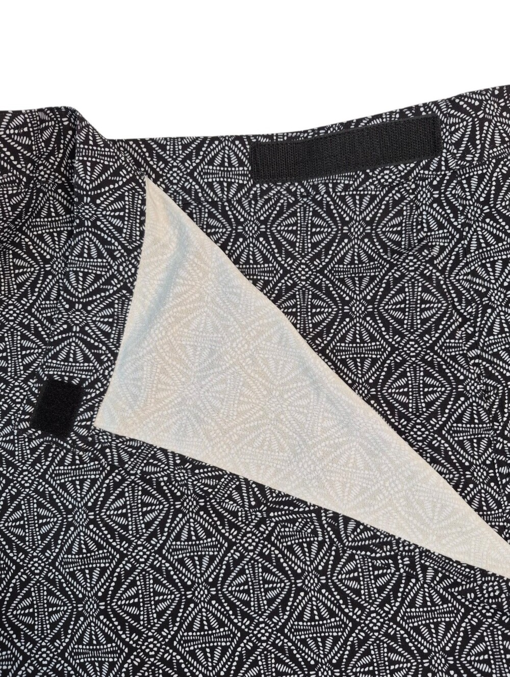 Rip Skirt Hawaii Wrap Skirt Black Pearl Batik Length 2 Sz S Quick Dry Cover Up - Picture 11 of 14